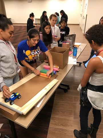 students using pocketlab